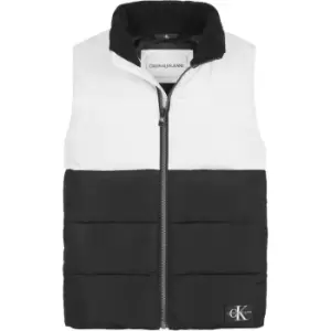 Image of Calvin Klein Jeans Colour Block Gilet - White