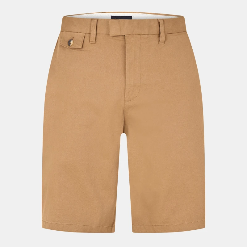 Image of Ted Baker Mens Alscot Chino Shorts Tan male XS (1)