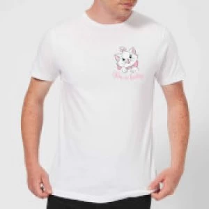 Image of Disney Aristocats Marie I'm A Lady Mens T-Shirt - White - S