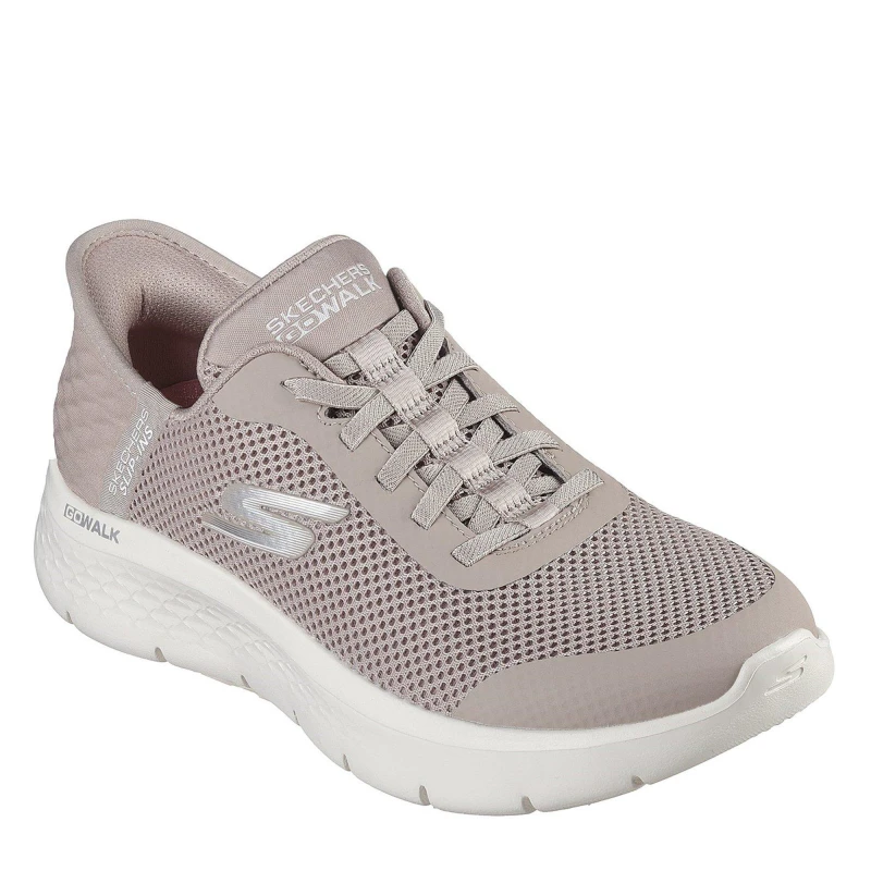 Image of Skechers Slip-Ins: Go Walk Flex - Grand Entry Taupe female 4 (37)