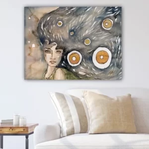 Image of 99602360_70100 Multicolor Decorative Canvas Painting