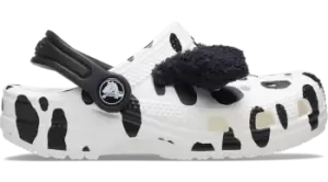 Image of Crocs Toddler Classic I AM Dalmatian Clogs Kids White / Black C7