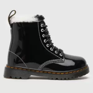 Image of Dr Martens Black 1460 Serena Girls Toddler Boots