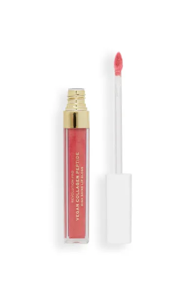 Image of Revolution Pro Vegan Collagen Peptide High Shine Lip Gloss 4ml (Various Shades) - Bombshell