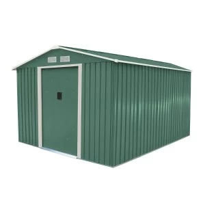 Image of Charles Bentley 8ft x 10ft Metal Apex Garden Shed