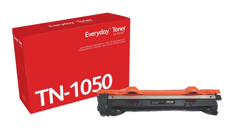 Image of Xerox Everyday Black Toner by Xerox compatible with Brother TN1050, Standard capacity 006R04861