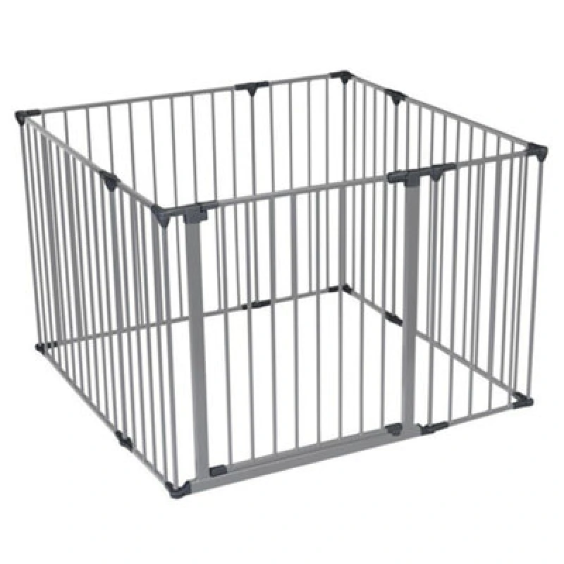 Image of Safetots Premium Multi Panel Play Den, 105Cm X 105Cm, Grey, 70Cm High