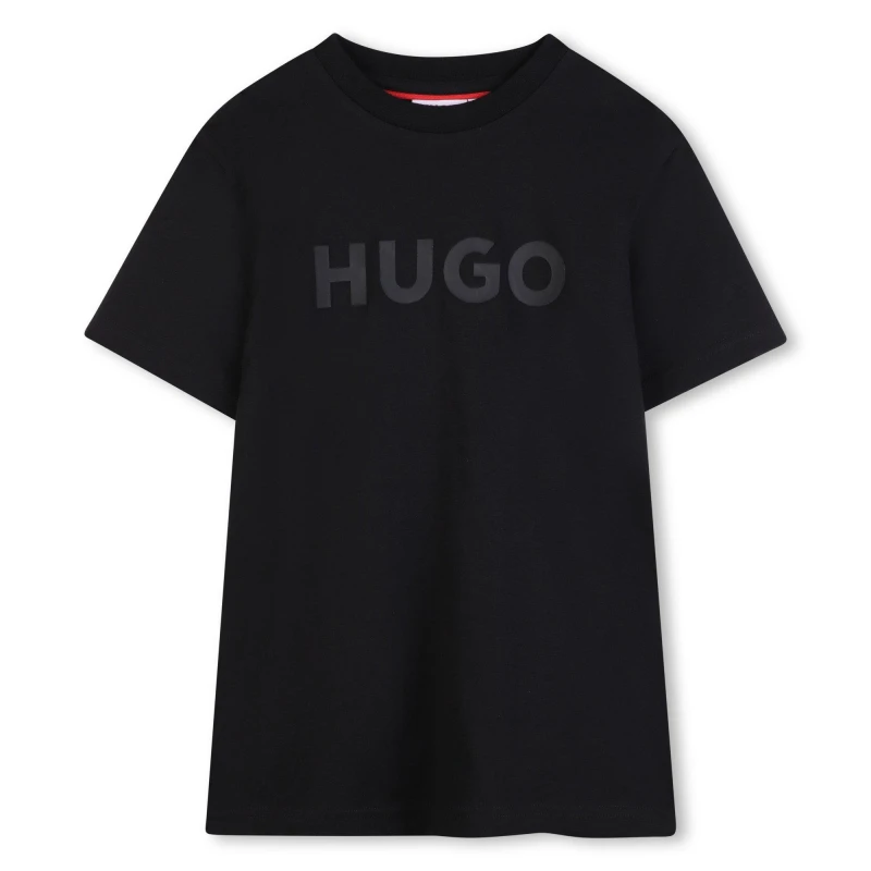 Image of Hugo SS T Shirt Jn63 Regular Fit T-Shirts 6Y Black 59607103155