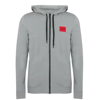 Image of Hugo Boss Daple Zip Through Hoodie Silver Size L Men