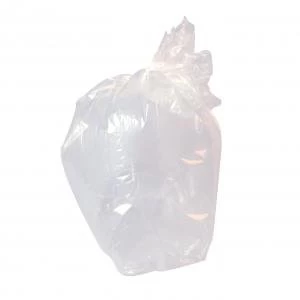 Image of Valuex Clear Refuse Sack Light Pack 500