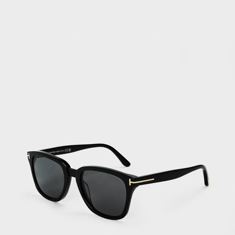 Image of Tom Ford Mens Classic Wayfarer Sunglass Black male One Size