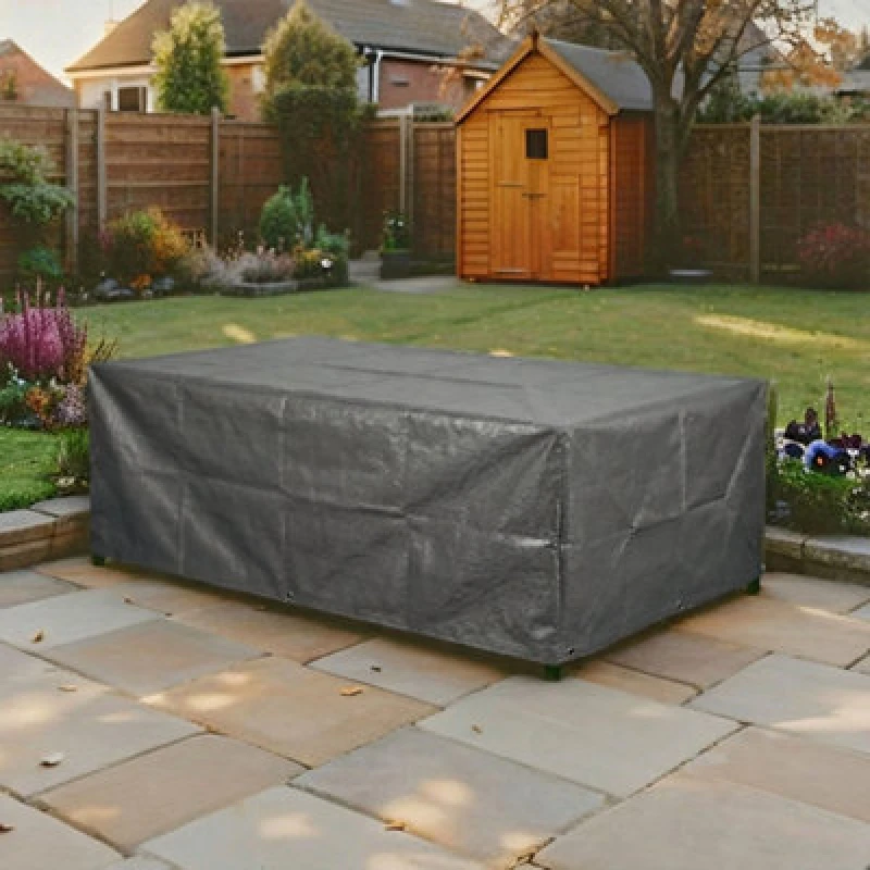 Image of Home Source Duracover 170Cm Waterproof & Uv Resistant Large Outdoor Furniture Patio Rattan Set Cover