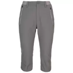 Image of Trespass Womens/Ladies Grateful 3/4 Shorts (L) (Storm Grey)