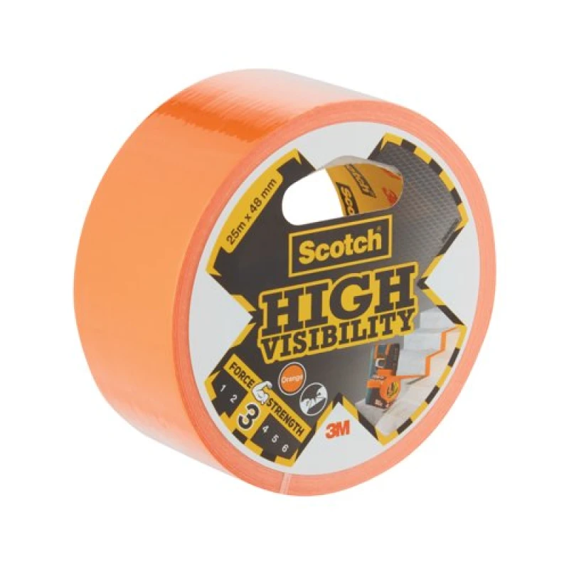 Image of Scotch Scotch High Visibility Duct Tape Orange 25m x 48mm 7100205301 7100205301