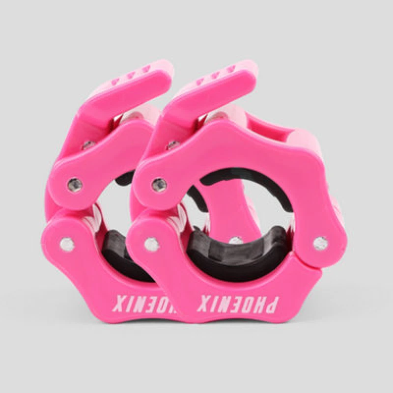 Image of Phoenix Fitness 1" Barbell Collars - Pink Pink