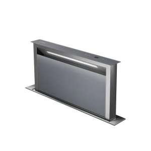 Image of SMEG KDD90VXSE 90cm Downdraft Extractor - Silver Glass