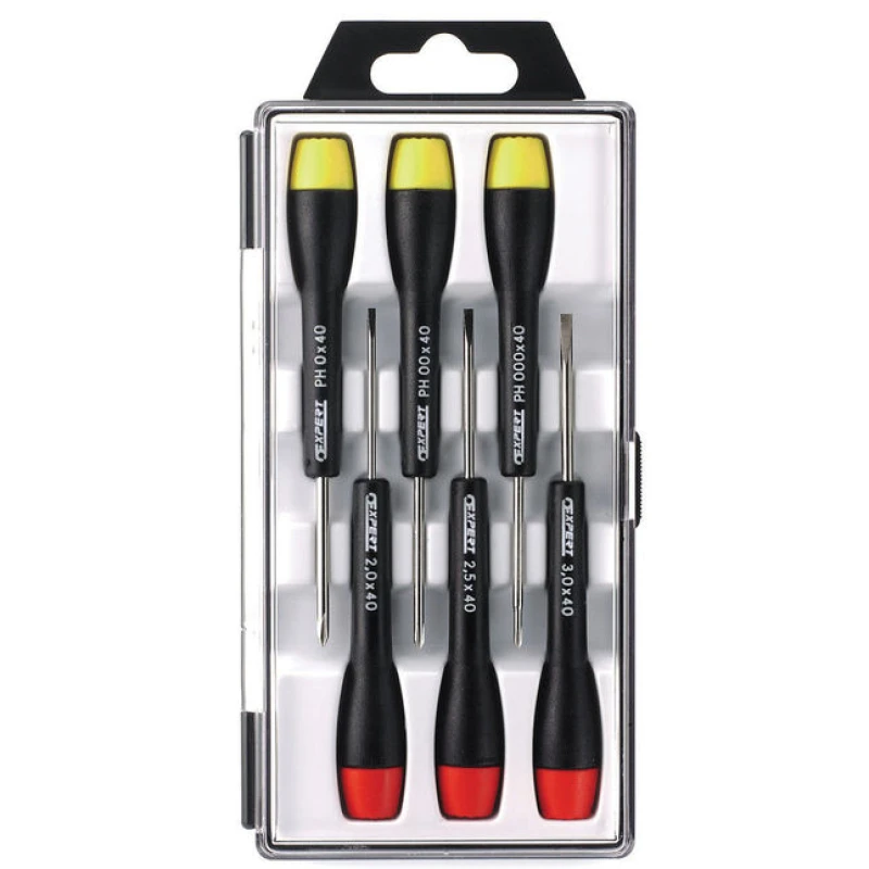 Image of Expert by Facom 6 Piece Micro Screwdriver Set E161102