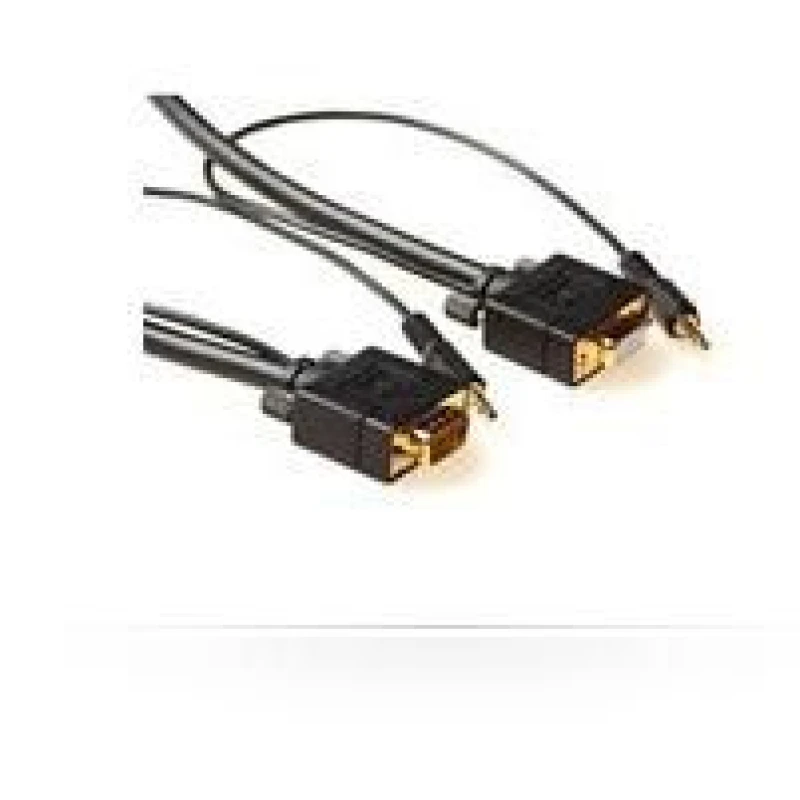 Image of Microconnect MONGH5BMJ video cable adapter 5m VGA (D-Sub) + 3.5mm Bla
