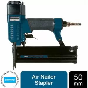 Image of Air Nailer Stapler 50mm 18 Gauge Power Tools 633524 - Silverline