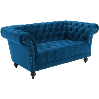 Image of Birlea - Chester 2 Seater Sofa Midnight Blue