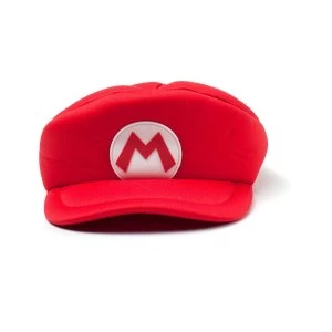 Image of Nintendo - Super Mario Bros. Kids Mario Logo Curved Hat