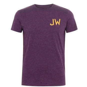 Image of Jack Wills Grendon Logo T-Shirt - Purple
