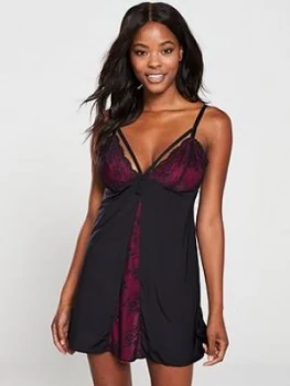 Image of Pour Moi Sensation Chemise - Black