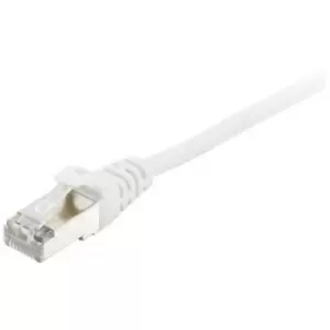 Image of Equip 605513 RJ45 Network cable, patch cable CAT 6 S/FTP 0.25 m White gold plated connectors