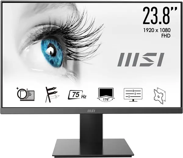 Image of MSI Pro 23.8" MP243P Full HD IPS LCD Monitor