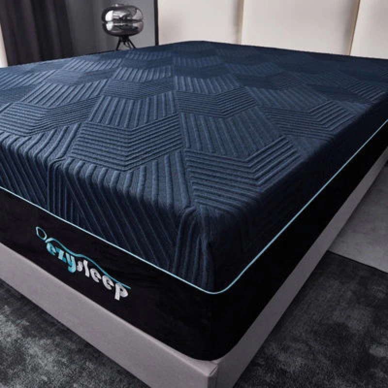 Image of Ezysleep Ezysleep 30cm Memory Foam Support Mattress - 5 Year Warranty in Blue Size: Double Blue Double Unisex 0721545336040