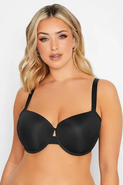 Image of Yours Comfort T-Shirt Bra - Black Size 40Dd, Women