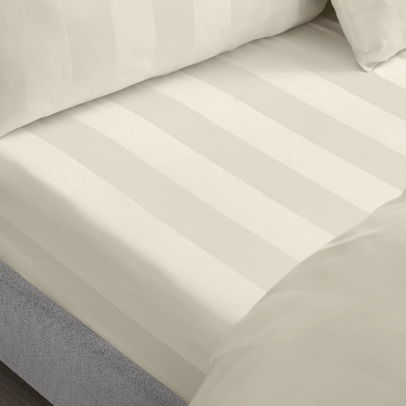 Image of Catherine Lansfield Cather So Sft Satin St 62 Cream unisex Double