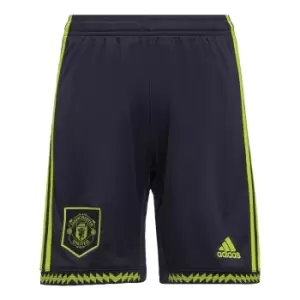 Image of 2022-2023 Man Utd Third Shorts (Navy)