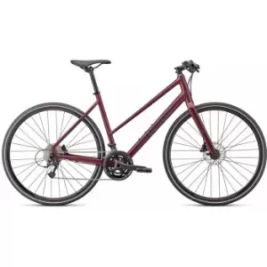 Image of Specialized Sirrus 3.0 Step-Through 2022 Hybrid Bike - Purple