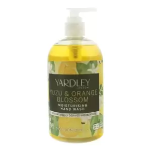 Image of Yardley Yuzu & Orange Blossom Botanical Hand Wash 500ml