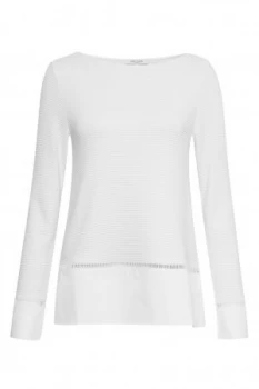 Image of Great Plains Ottilie Ottoman Jersey Top White