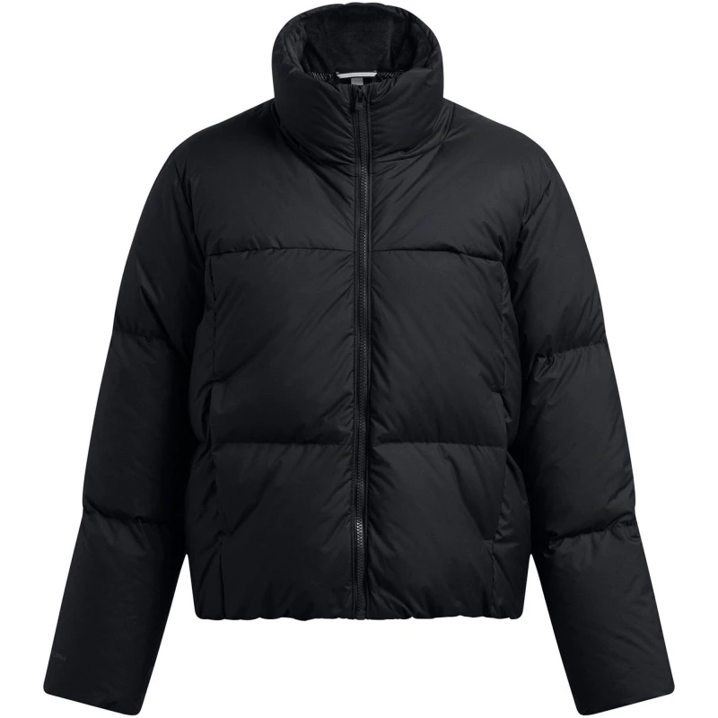 Image of Under Armour Limitless Weather-Resistant Puffer Jacket Black female 8 (XS)