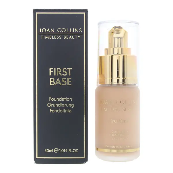Image of Joan Collins First Base Warm Medium Foundation 30ml