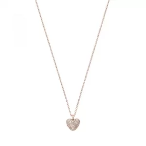 Image of Ladies Michael Kors Rose Gold Plated Glitz Necklace