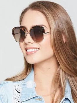Image of Max Mara Needle Gold Sunglasses Gold Women