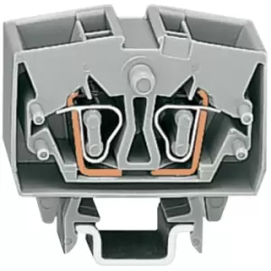 Image of WAGO 264-724 4 Conductor 24A Miniature Through Terminal Block Blue