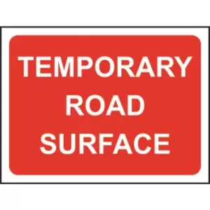 Image of 600 X 450MM Temporary Sign & Frame - Temporary Road Surface