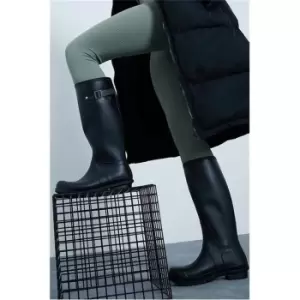 Image of I Saw It First Black Buckle Wellies - Black