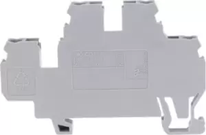 Image of Wago Grey 870 Double Level Terminal Block, 28 12 AWG, 0.08 4mm, 500 V