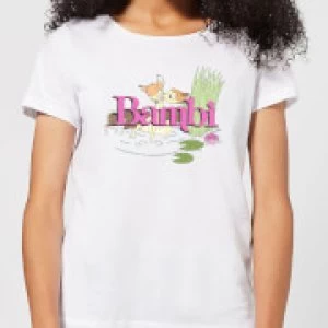 Image of Disney Bambi Kiss Womens T-Shirt - White