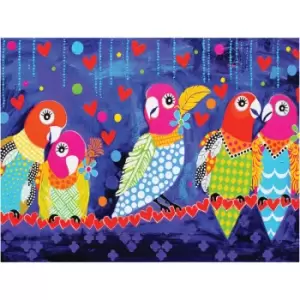 Image of Maxwell&williams - Love Hearts Tea Towel Love Birds