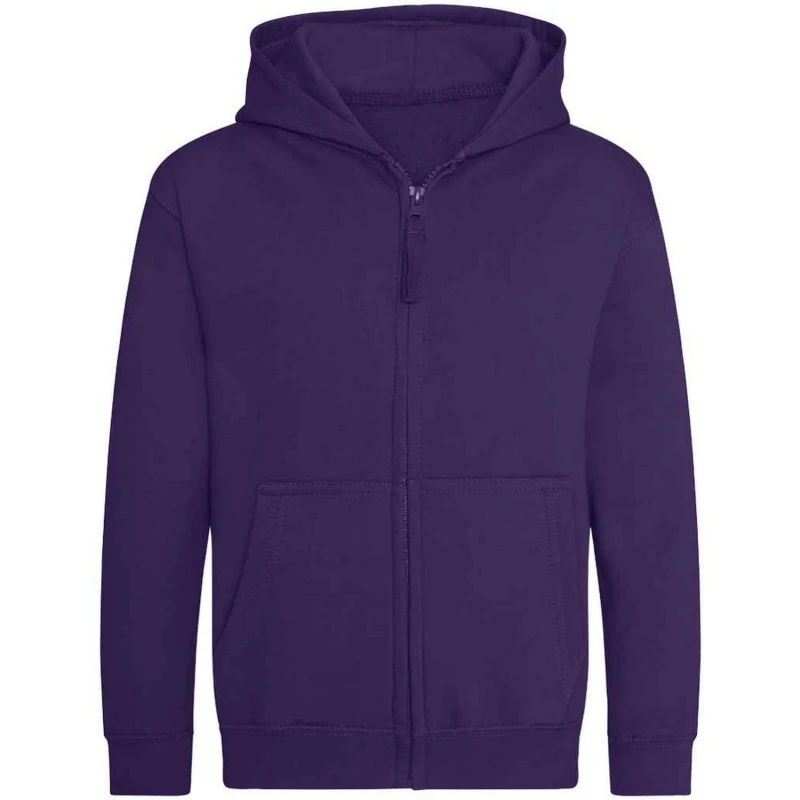 Image of Awdis Zoodie boys's Children's sweatshirt in Purple