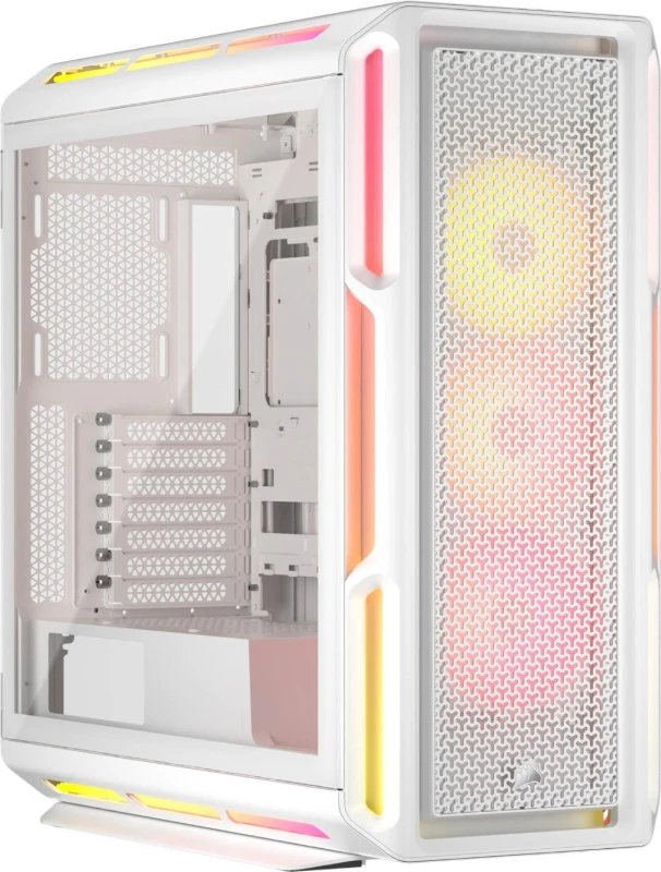 Image of Corsair iCUE LINK 5000T LX RGB Mid-Tower PC Case - White