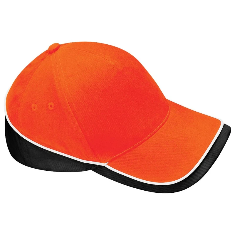 Image of Beechfield Beechfield Teamwear Competition Cap Baseball Headwear in Orange Orange One Size Unisex 5055747801590