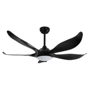 Image of Cristal Record Noro DC LED Ceiling Fan 20W CCT Black